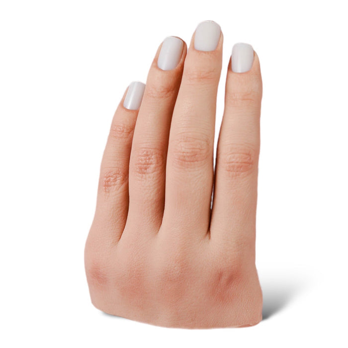 RI- 3.0 Half Silicone Practice Hand-3.0 Hand-Red Iguana LLC-Left-Poseable-April-Gel Essentialz