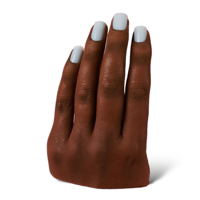 RI- 3.0 Half Silicone Practice Hand-3.0 Hand-Red Iguana LLC-Left-Poseable-Evelyn-Gel Essentialz