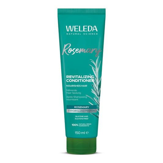 Weleda Rosemary Revitalising Conditioner tube on a white background