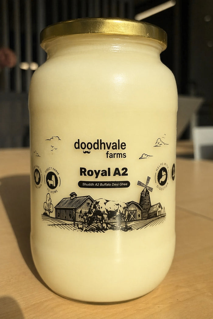 Royal A2 Buffalo Desi Ghee + Coconut Oil - Wood Pressed Combo
