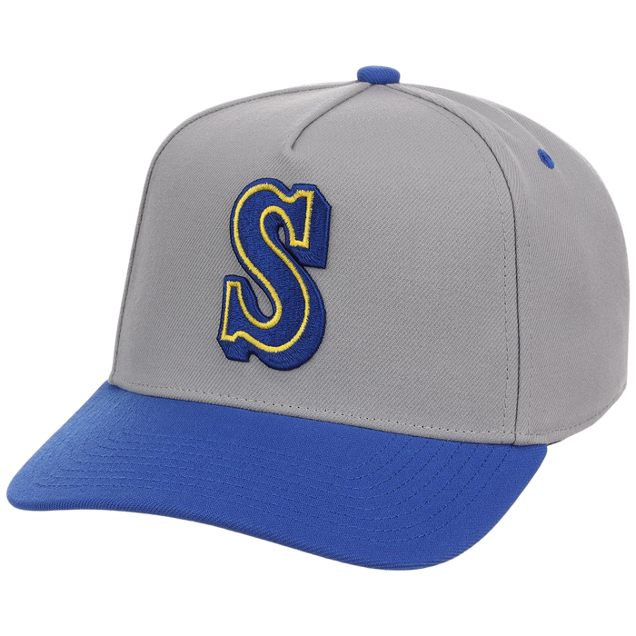 Seattle Mariners Mitchell & Ness MLB 'Era Flip' Heritage Series Pro Pinch - Grey/Royal