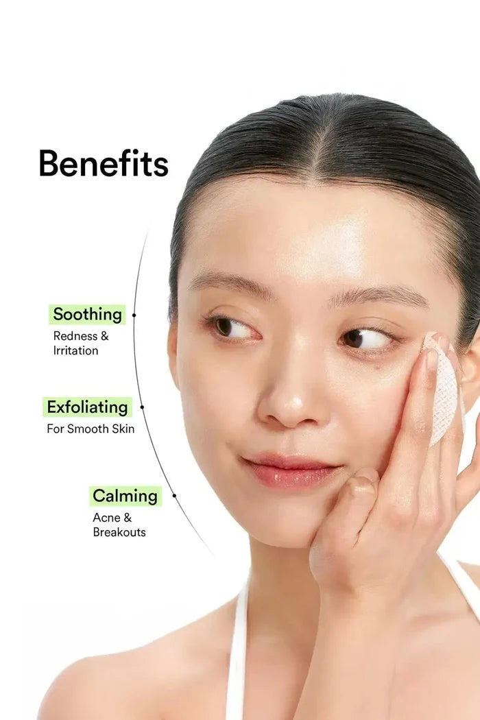 High-angle shot of instant cool relief pads with a watery, fresh aesthetic, emphasizing immediate skin calming.
