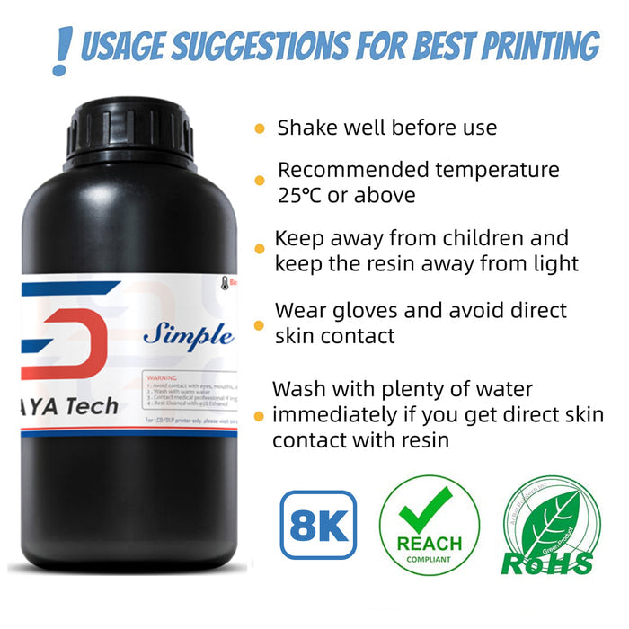 water washable UV resin usage guide bottle with printing tips shake temperature and safety