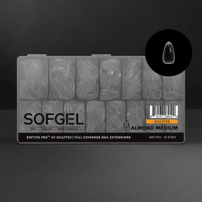 SOFGEL SOFTIPS PRO™ XV Sculpted Almond Medium