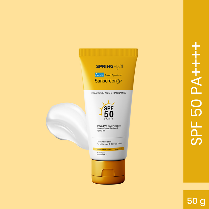 SPRING H2O 24K Gold Facial Kit, Green Tea Face Wash, SPF 50 Sunscreen & Velvet Shine Kajal