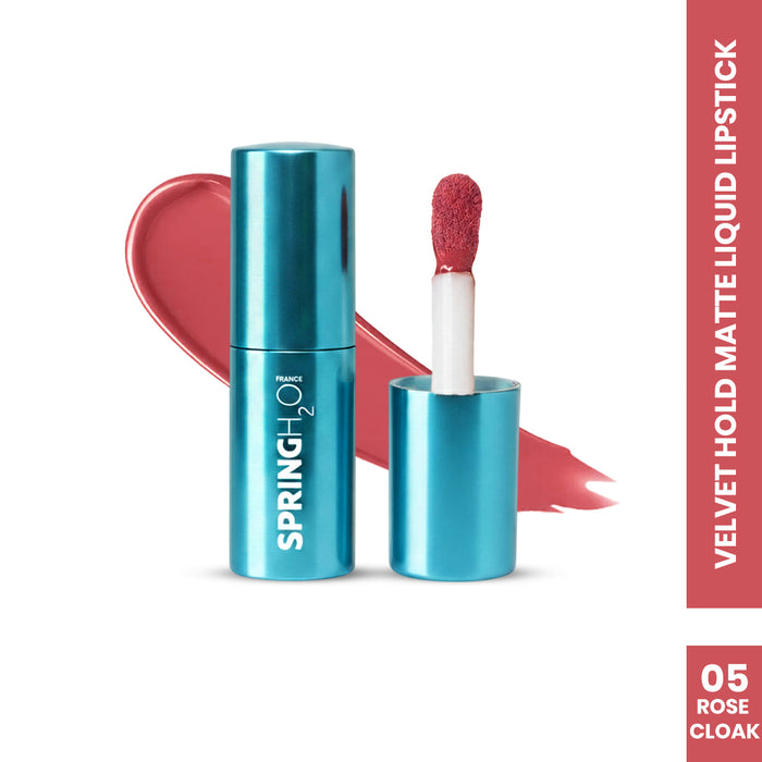 Spring H2O Velvet Makeup Combo – Lipstick, Kajal, Eyeliner & Brow Oil