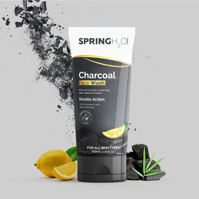 Spring H2O Women's Beauty Gift Set | Crown Eau De Parfum, Charcoal Face Wash & Kajal
