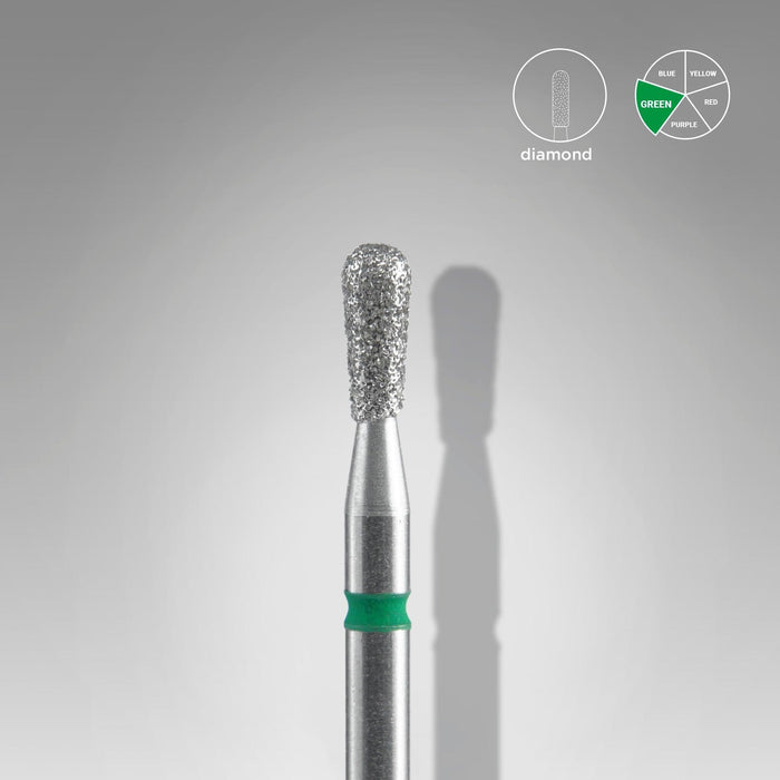 Staleks - Diamond Bit Match Green 2,3 / 5mm (433)-Drill bit-STALEKS PRO-Gel Essentialz