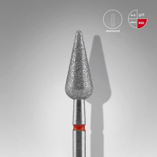 Staleks - Diamond Bit Pointed Pear Red 5 / 12mm (426)-Drill bit-STALEKS PRO-Gel Essentialz