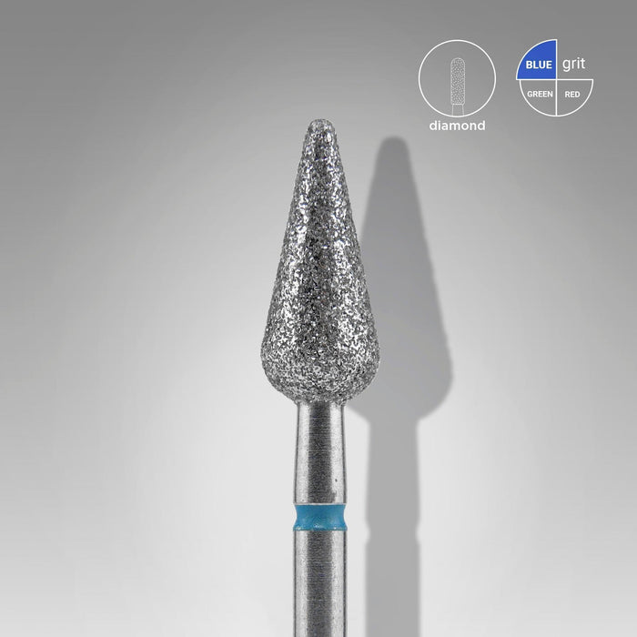 Staleks - Diamond Bit Pointed Pear Blue 5 / 12mm (427)-Drill bit-STALEKS PRO-Gel Essentialz
