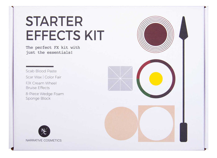Starter Effects Kit retail box front showing kit contents and applicator wand