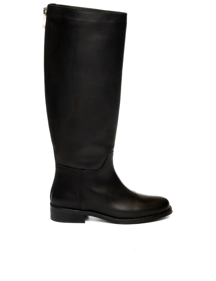 THE ICONA Stivale pelle nero RAV VIT-NERO