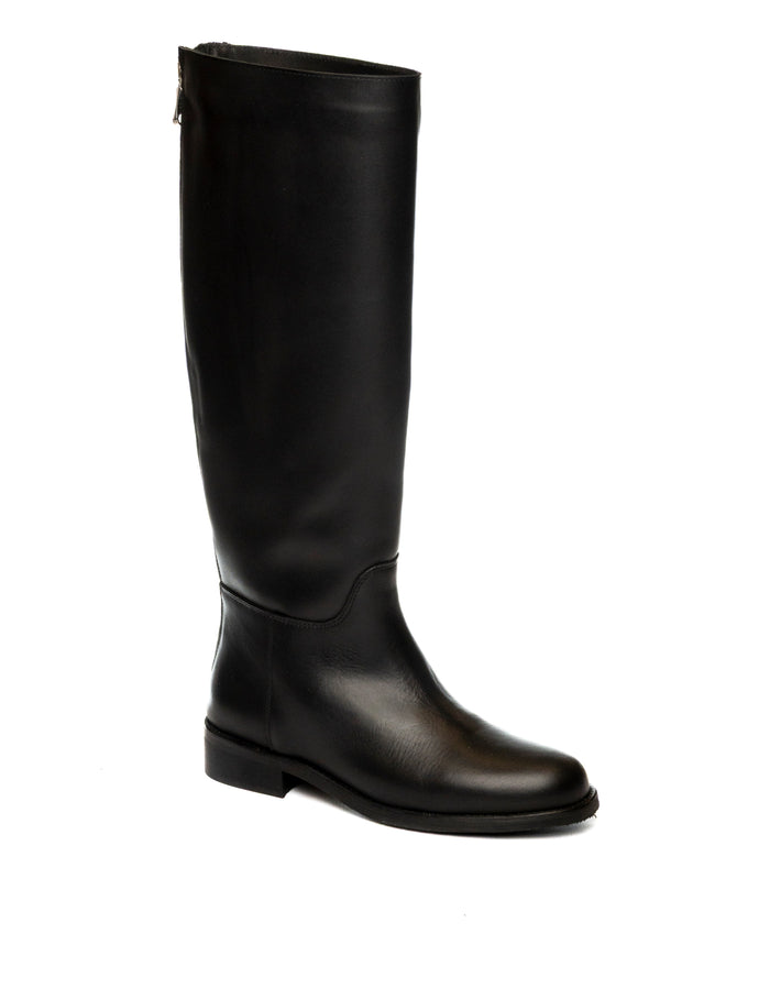 THE ICONA Stivale pelle nero RAV VIT-NERO