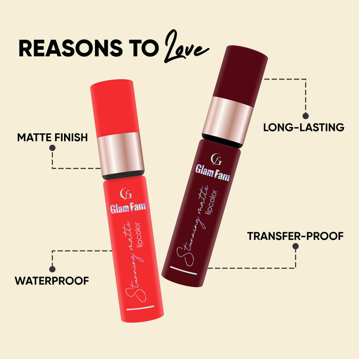 STUNNING MATTE LIPCOLOR (PACK OF 3)