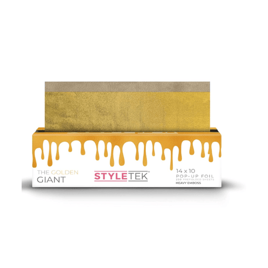 Styletek The Golden Giant 14x10 250ct Mega Wide Heavy Texture Foil Sheets - Styletek | Artisan Hair Cary, Cary NC