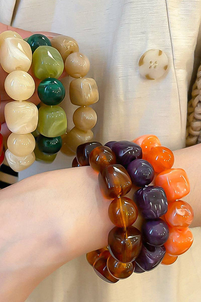 Stylish Geometric Beaded Bracelet