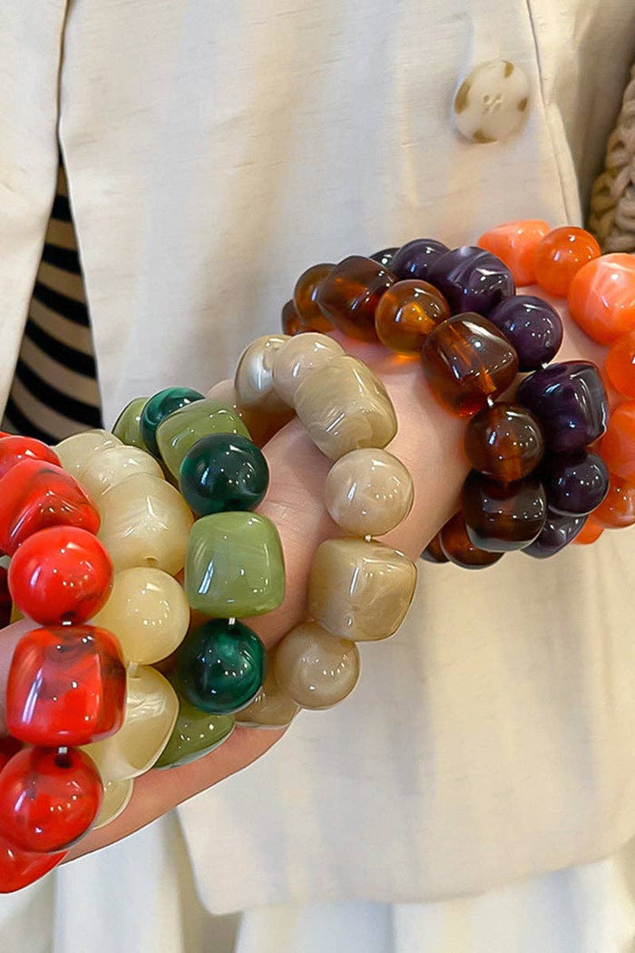 Stylish Geometric Beaded Bracelet