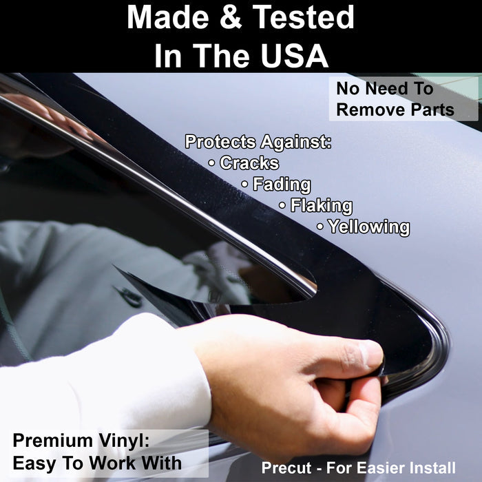 Fits KIA Sorento 2024+ Vinyl Chrome Delete Grille Blackout Decal Stickers Overlay Film - Bogar Tech Designs
