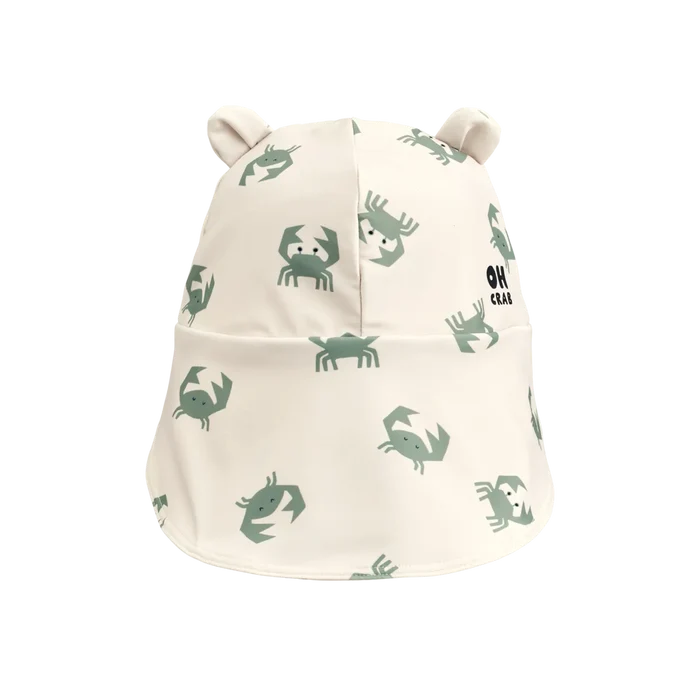 Liewood - Sun Hat - Senia  - Crab/Sandy - Back