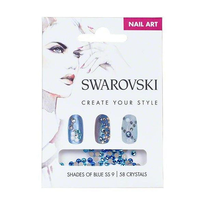 SWAROVSKI NAIL ART LOOSE CRYSTALS - BLUE SS9