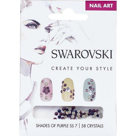 SWAROVSKI NAIL ART LOOSE CRYSTALS - PURPLE SS7