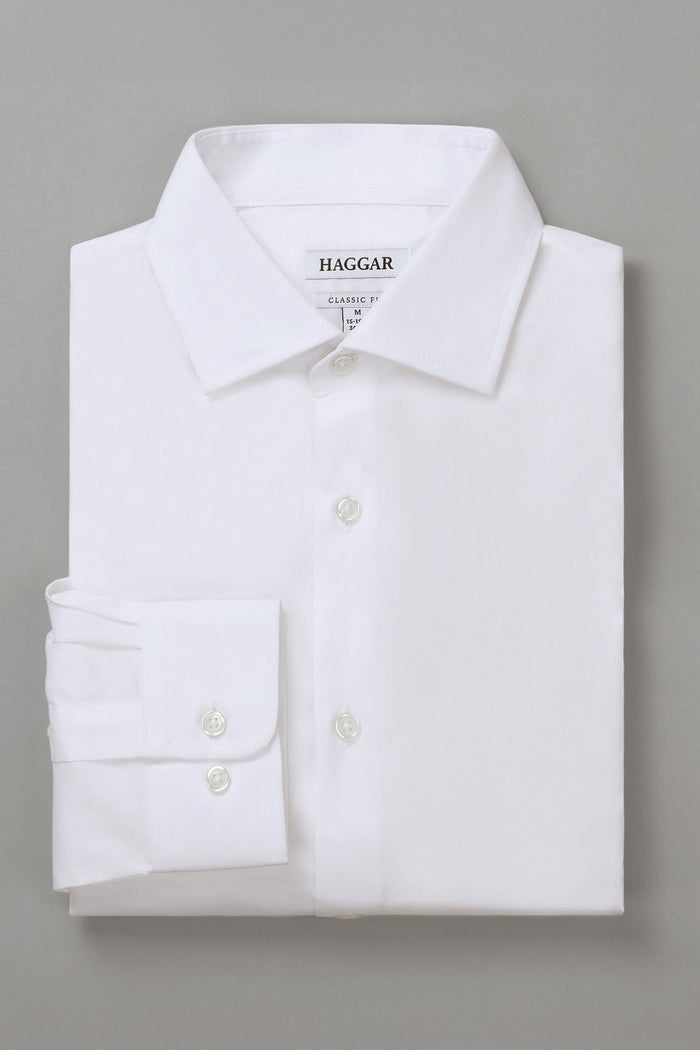 Big & Tall Wrinkle Free Classic Fit Dress Shirt -  color_white#color_white