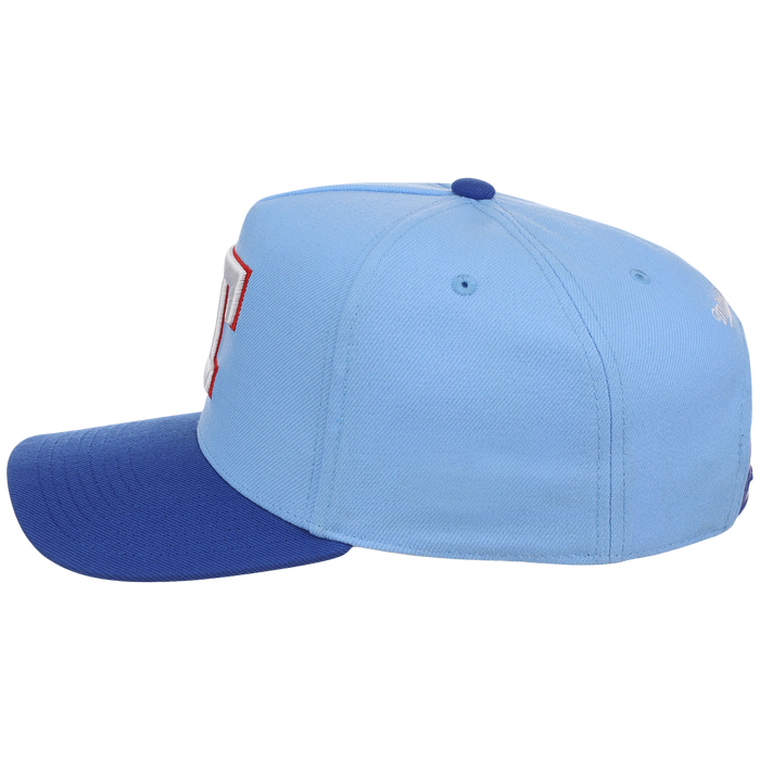 Texas Rangers Mitchell & Ness MLB 'Era Flip' Heritage Series Pro Pinch - Sky/Royal
