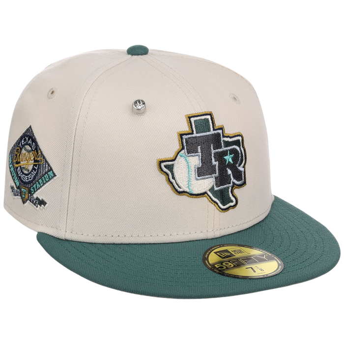 Texas Rangers MLB Cream Lichen New Era 59FIFTY