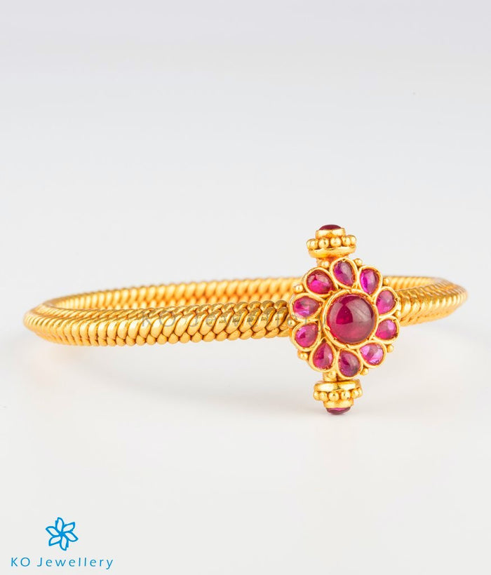 The Aarav Antique Silver Golusu Bracelet -Single(Size 2.2/2.4/2.6/2.8)