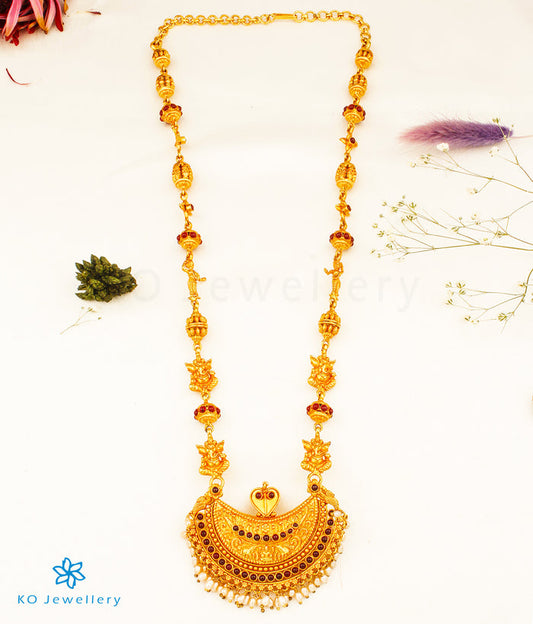 The Atharva Silver Kokkethathi Ganesha Necklace