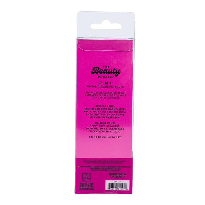 The Beauty Project 2 In 1 Facial Cleansing Brush