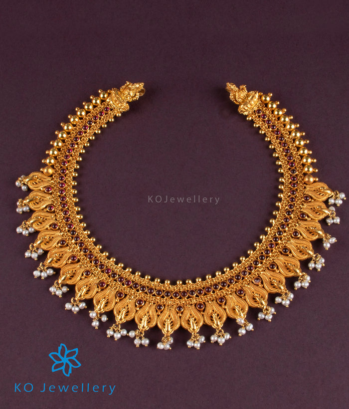 The Mayur Silver Peacock Necklace