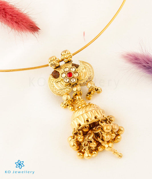 The Shuchi Silver Kundan Pendant