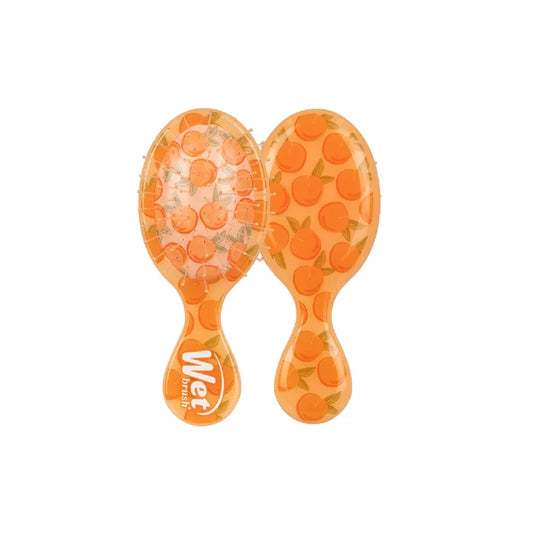 THE WET BRUSH MINI DETANGLER TUTTI FRUITTI PEACH LIMITED EDITION