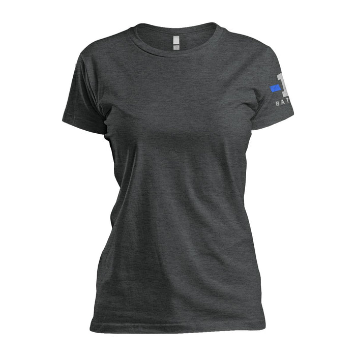 Thin Blue Line Angel Wings - Women's Relaxed Fit