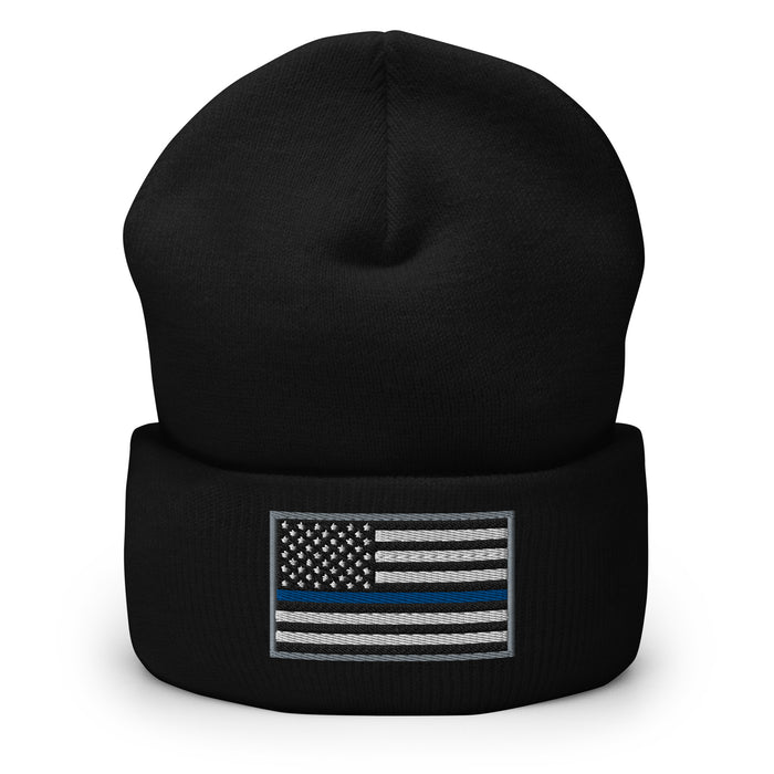 Thin Blue Line Beanie