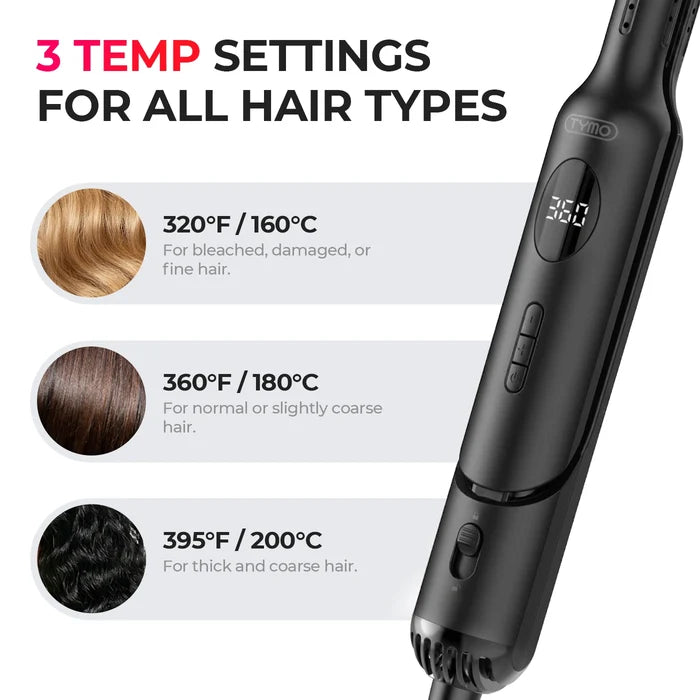 Multi heat modes airflow straightener fit all hair types