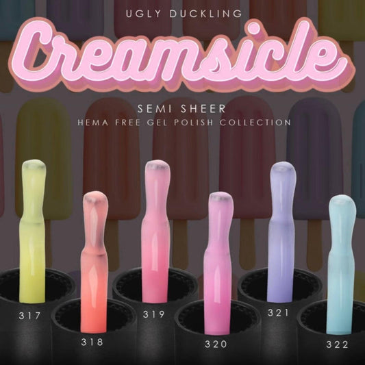 UD Gel Polish - Creamsicle Collection (317-322)-Gel Polish-UGLY DUCKLING-Gel Essentialz