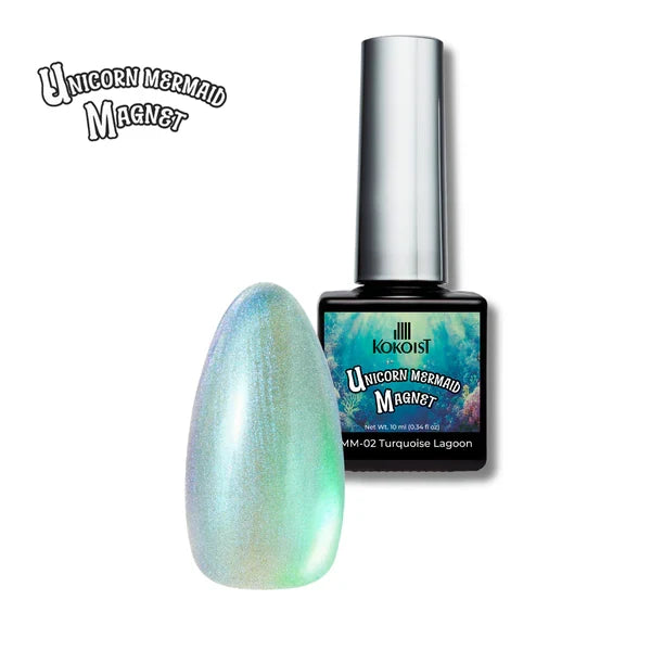 Unicorn Mermaid Magnet UMM-02 Turquoise Lagoon
