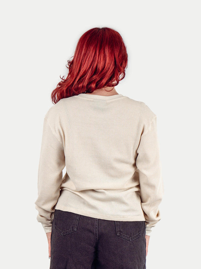 Unisex Organic Hemp Waffle L/S Tee | Birch-Image 5