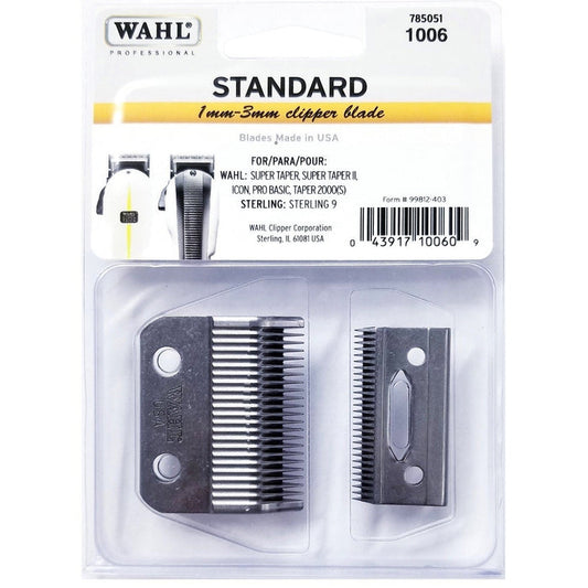 Wahl Professional Standard 2-Hole Clipper Blade 1mm - 3mm 1006 - Palms Fashion Inc.