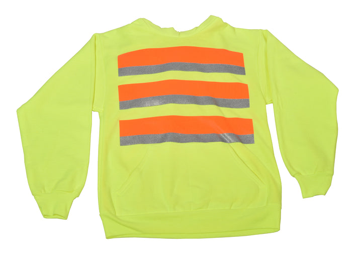 Whistle Workwear Kid's Safety Hoodie Sweatshirts & Hoodies Whistle Workwear Neon Yellow L Reg