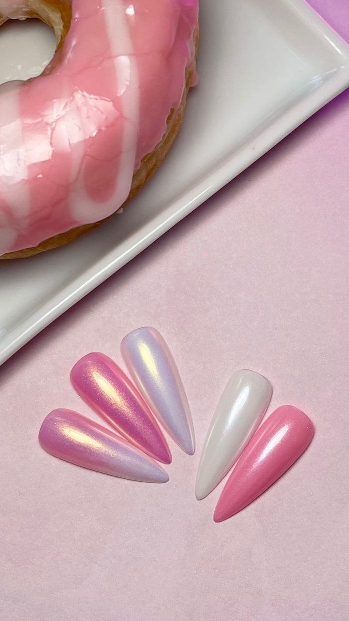 White Glaze Color Shifting Chrome Powder