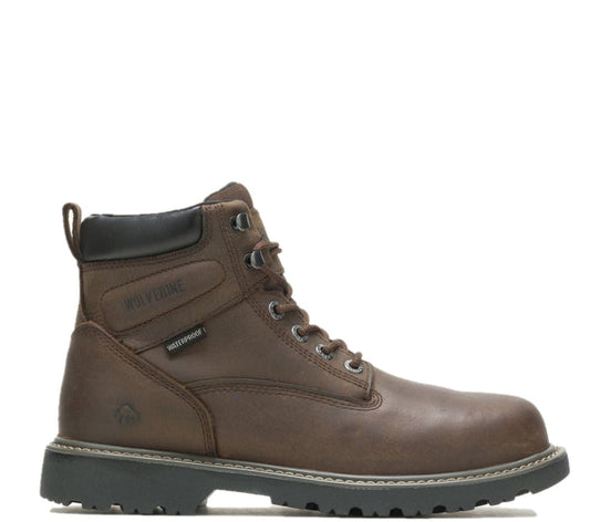 Wolverine Men's Floorhand Waterproof EH 6" Soft Toe Work Boot Work Boots Wolverine Brown 10 M