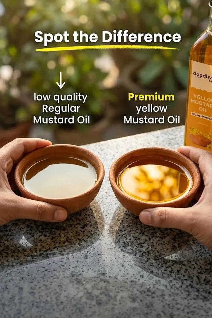 Yellow Mustard Oil - Wood Pressed
