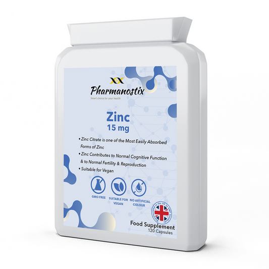 Zinc Citrate 15mg 120 Capsules