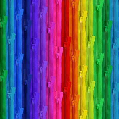 Zipper Stripe - Fat Quarter